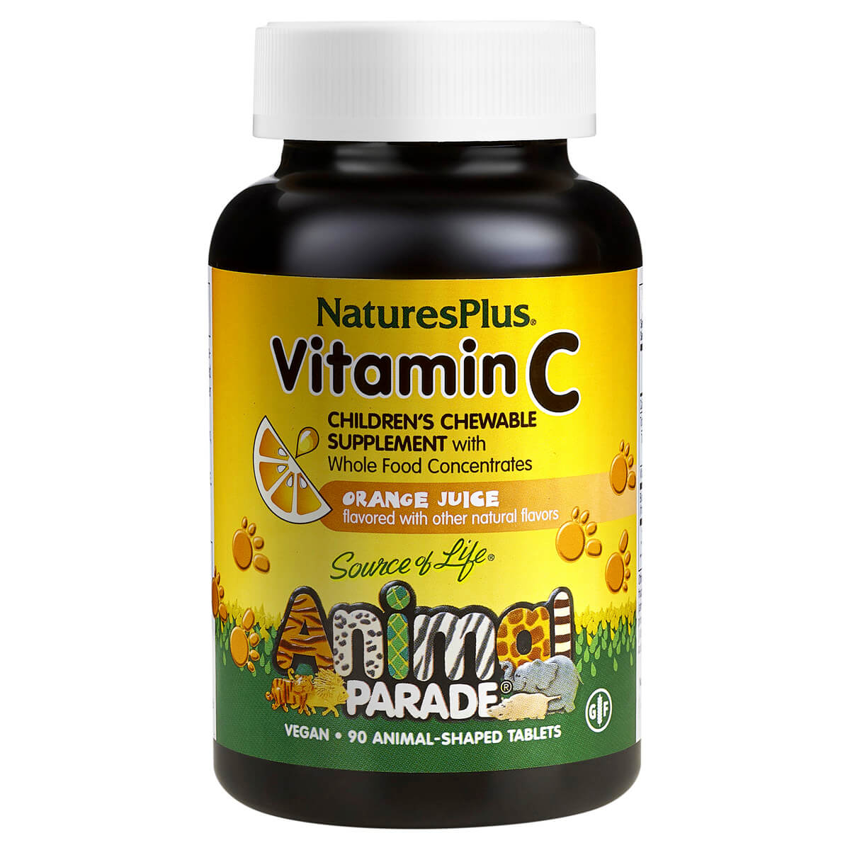 Витамин С со вкусом апельсинового сока ("Animal Parade® VITAMIN C Chewable – Orange Juice Flavor"), таблетки, 90 шт, Animal Parade
Витамин С со вкусом апельсинового сока ("Animal Parade® VITAMIN C Chewable – Orange Juice Flavor"), таблетки, 90 шт, Animal Parade