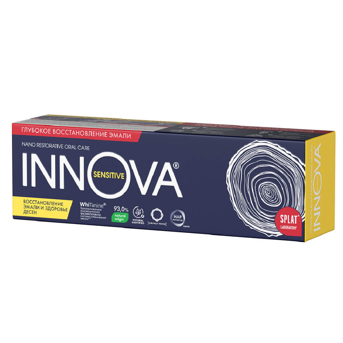 Укрепляющая зубная паста для чувствительных зубов серии INNOVA "Восстановление эмали и здоровье десен", 75 мл, INNOVA
Укрепляющая зубная паста для чувствительных зубов серии INNOVA "Восстановление эмали и здоровье десен", 75 мл, INNOVA