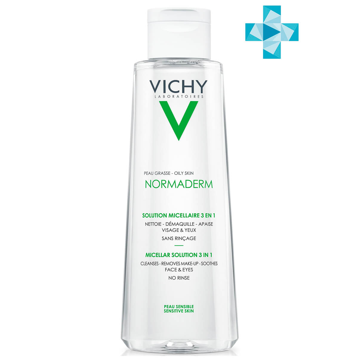 Normaderm Мицеллярный лосьон для снятия макияжа 3в1, 200 мл, VICHY
Normaderm Мицеллярный лосьон для снятия макияжа 3в1, 200 мл, VICHY