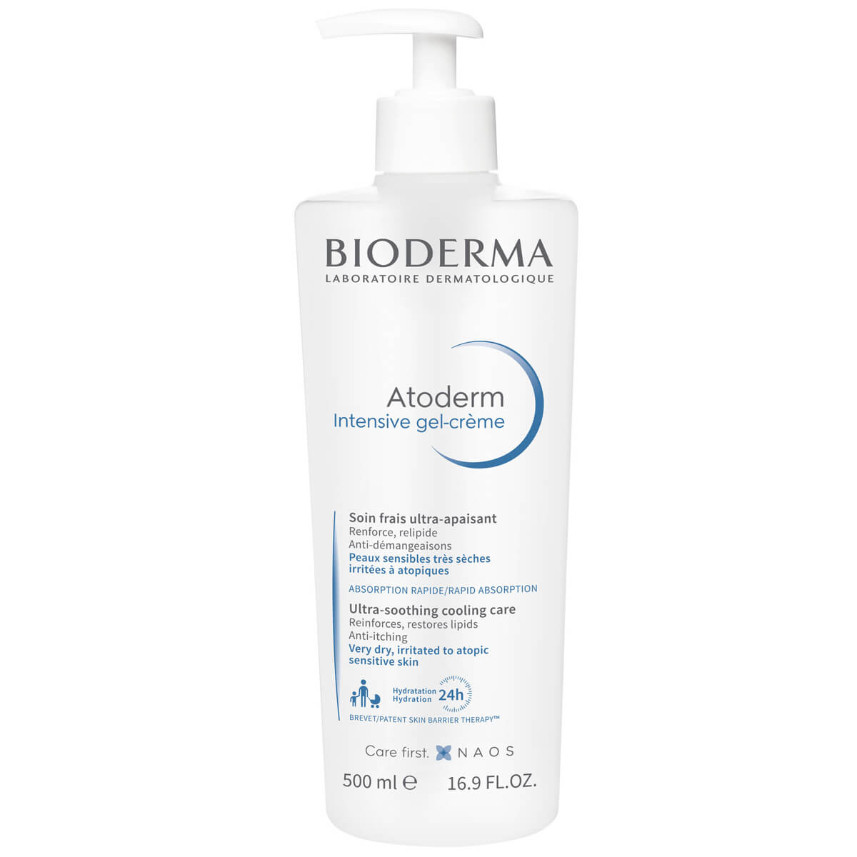 Atoderm Интенсив Гель-крем Освежающий при атопии и экземе для всей семьи, 500 мл, Bioderma
Atoderm Интенсив Гель-крем Освежающий при атопии и экземе для всей семьи, 500 мл, Bioderma