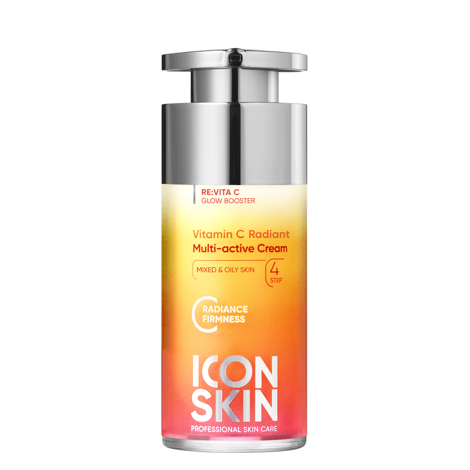 VITAMIN C RADIANT Мультиактивный крем с витамином С для жирной и комбинированной кожи, 30 мл, Icon Skin
VITAMIN C RADIANT Мультиактивный крем с витамином С для жирной и комбинированной кожи, 30 мл, Icon Skin
