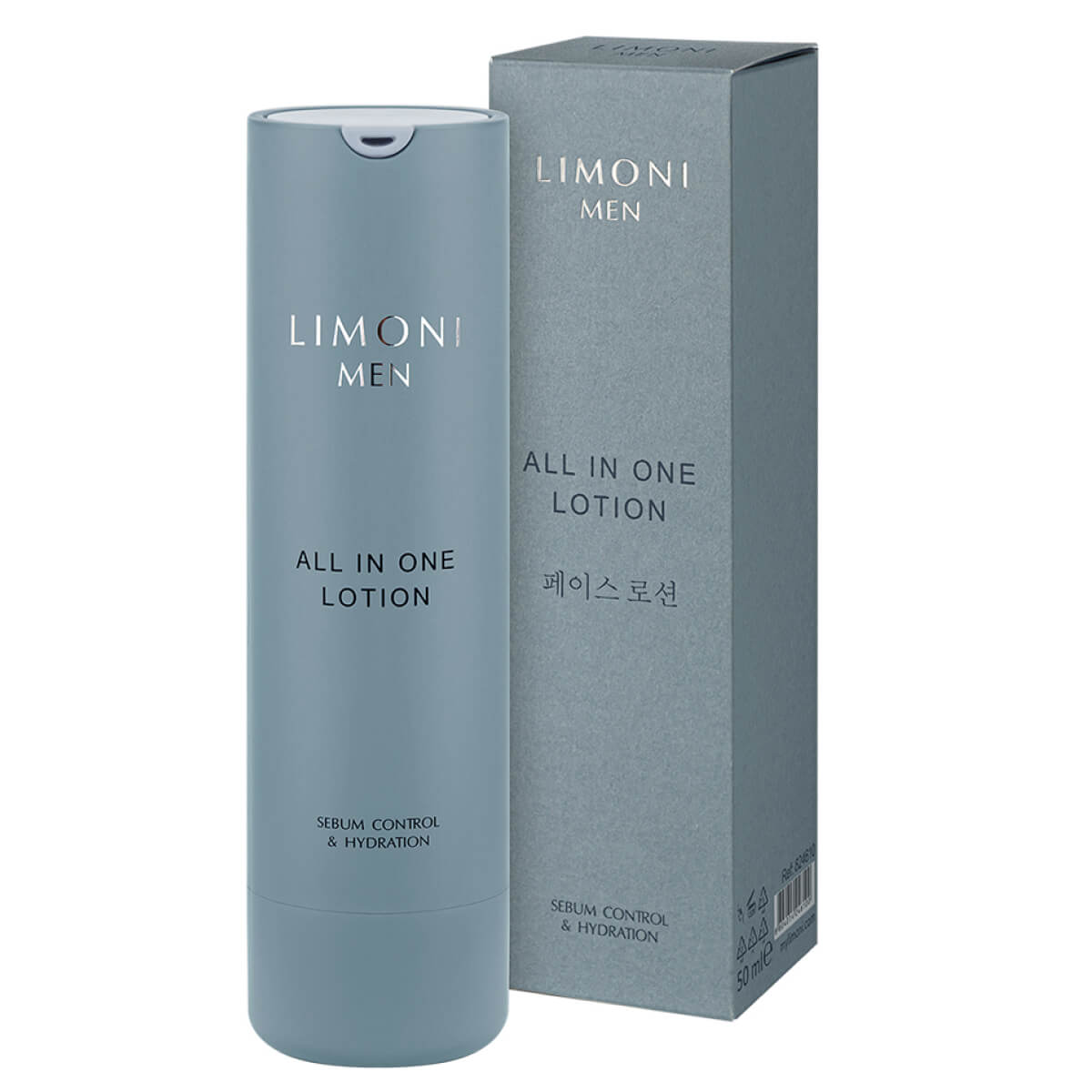 Мужской крем-лосьон для жирной кожи ALL IN ONE NO-SEBUM LOTION, 50ml, LIMONI MEN
Мужской крем-лосьон для жирной кожи ALL IN ONE NO-SEBUM LOTION, 50ml, LIMONI MEN