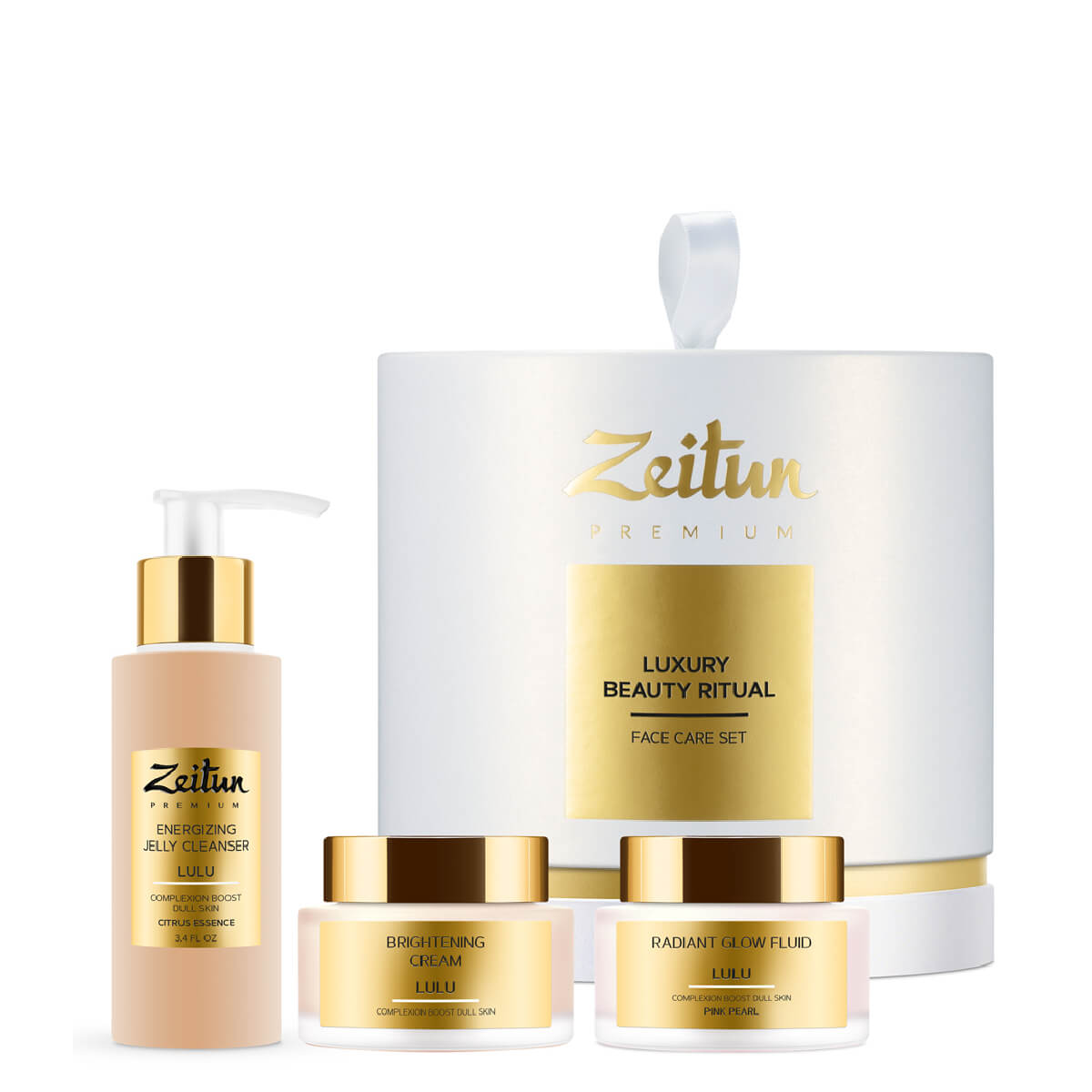 Набор Luxury Beauty Ritual для идеального цвета кожи: гель для умывания. флюид. крем, 3 продукта, ZEITUN
Набор Luxury Beauty Ritual для идеального цвета кожи: гель для умывания. флюид. крем, 3 продукта, ZEITUN