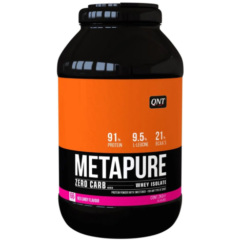 Изолят сывороточного протеина METAPURE (красная конфета), 2 кг, QNT
