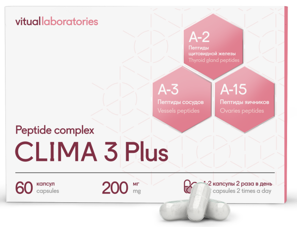Купить Комплекс пептидов Lady 3 Plus, 200 мг, 60 капсул, Vitual Laboratories