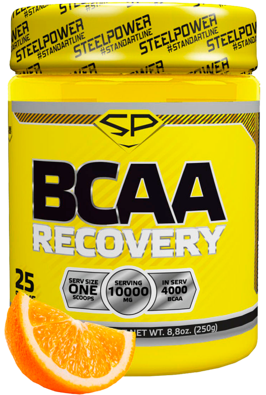 Напиток с аминокислотами BCAA RECOVERY, вкус «Апельсин», 250 г, STEELPOWER - фото 3