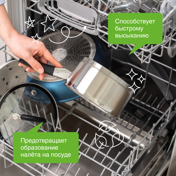 Биоразлагаемый ополаскиватель для посудомоечных машин, 750 мл, Synergetic - фото 2