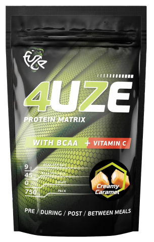 Мультикомпонентный протеин Фьюз 47% + BCAA , вкус «Сливочная карамель», 750 г, Fuze