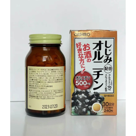 Экстракт шиджими с орнитином, 240 таблеток, ORIHIRO