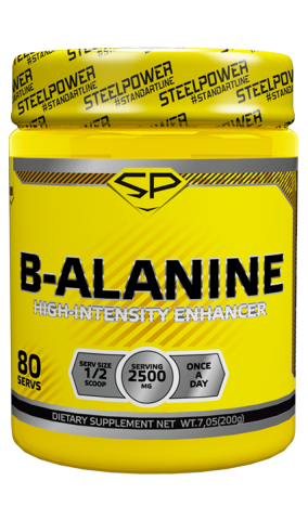B-Alanine, Натуральный, 200 г, STEELPOWER