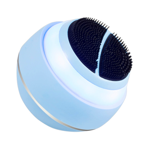 Массажер для ультразвуковой чистки лица FITTOP L-Sonic II с функцией EMS, голубой, FITTOP