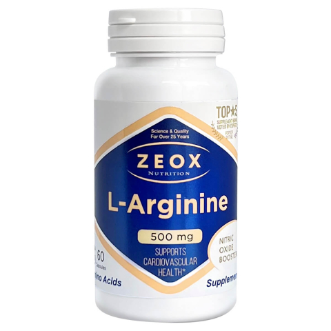 L-Arginine TSN (L-Arginin mohydrate), капсулы, 60шт, Zeox Nutrition