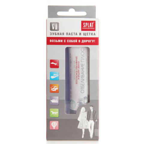 Дорожный набор: зубная паста "Ультракомплекс", 40 мл; зубная щетка, SPLAT Professional