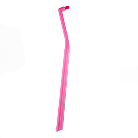 Монопучковая зубная щетка, розовая, Longa Vita