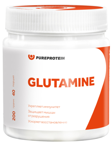 Глютамин, вкус «Лесные ягоды», 200 гр, PureProtein