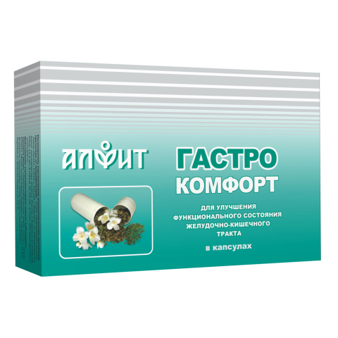 ГастроКомфорт в капсулах, 60 капсул по 420 мг, Алфит