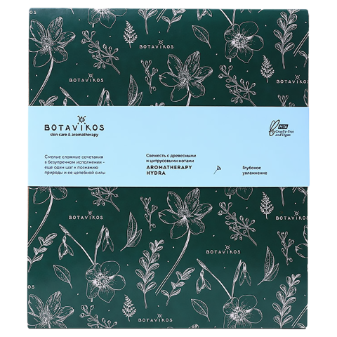 Подарочный набор Aromatherapy Hydra для тела и волос Maxi, 5 предметов, Botavikos