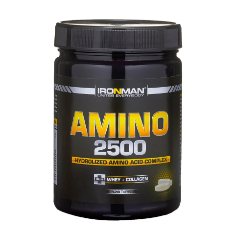 Аминокислотный комплекс Amino 2500, 128 таблеток, IRONMAN