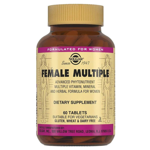 Мультивитаминный и минеральный комплекс для женщин, 60 таблеток, Solgar