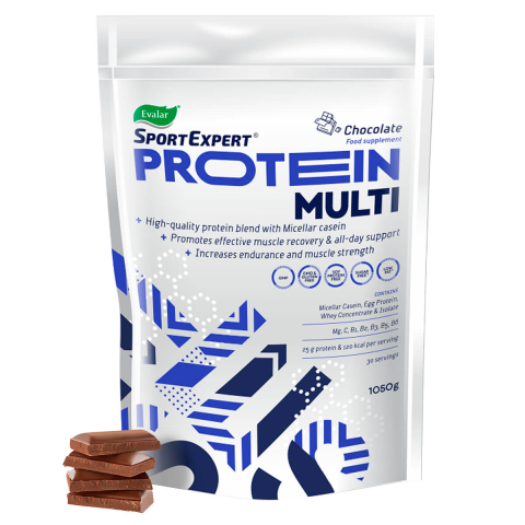 SportExpert Мульти Протеин со вкусом шоколада, 1050 г, Эвалар