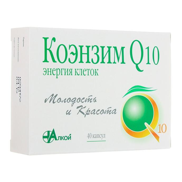 

Коэнзим Q10 «Энергия клеток» молодость и красота, 40 капсул, Алкой