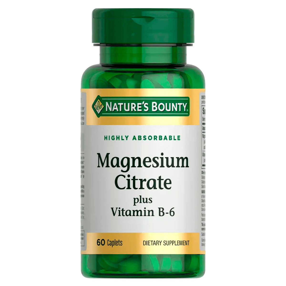 

Цитрат магния с витамином B6, 60 таблеток, Nature's Bounty