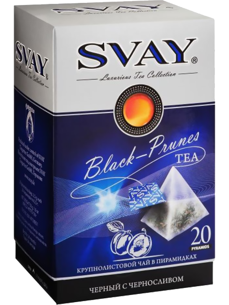 

Чай Black Prunes, 20*2,5 г, Svay