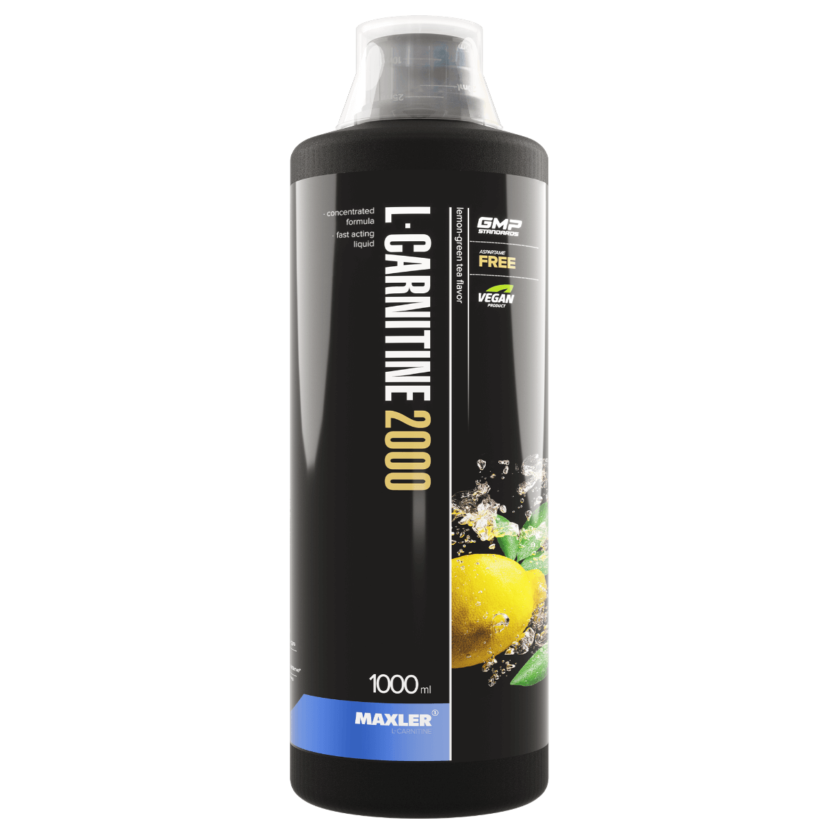 

L-карнитин L-Carnitine 2000, вкус Зелёный чай с лимоном, 1000 мл, MAXLER