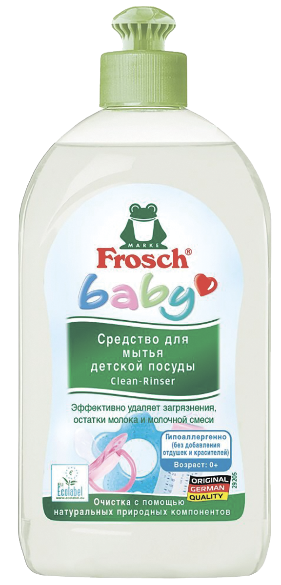 

Средство для мытья детской посуды, 0.5 л, Frosch