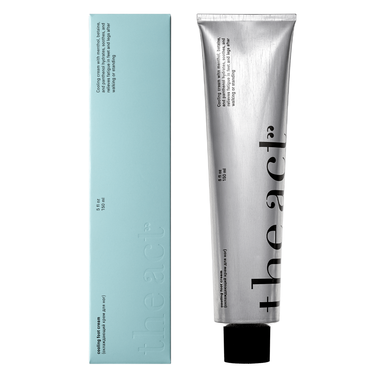 

Крем для ног охлаждающий сooling foot cream, 150 мл, The Act