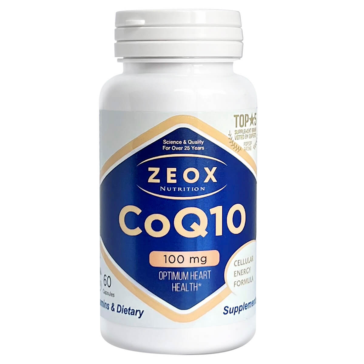 Коэнзим Q10 100 мг (CoQ10 100mg), капсулы, 60 шт, Zeox Nutrition
