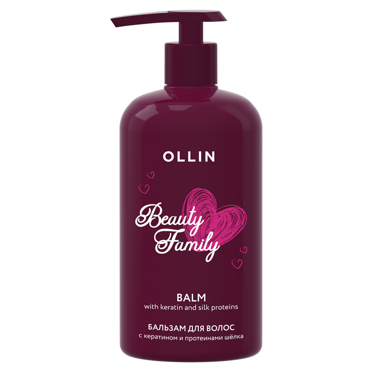 

Beauty Family Бальзам для волос с кератином и протеинами шёлка, 500 мл, OLLIN