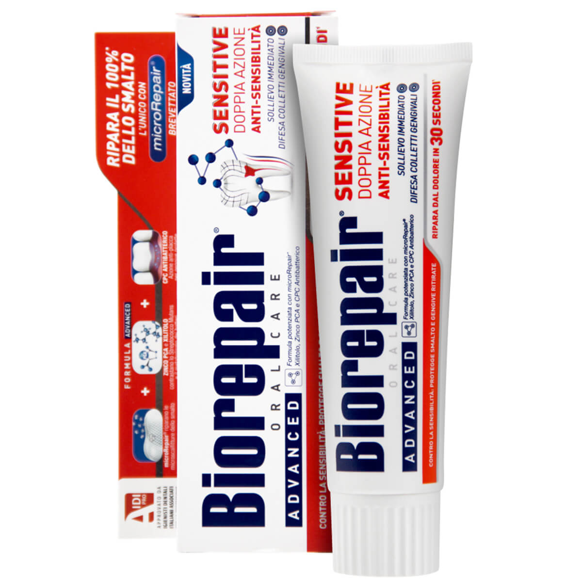 

Зубная паста Сенситив Двойное действие, 75 мл, Biorepair