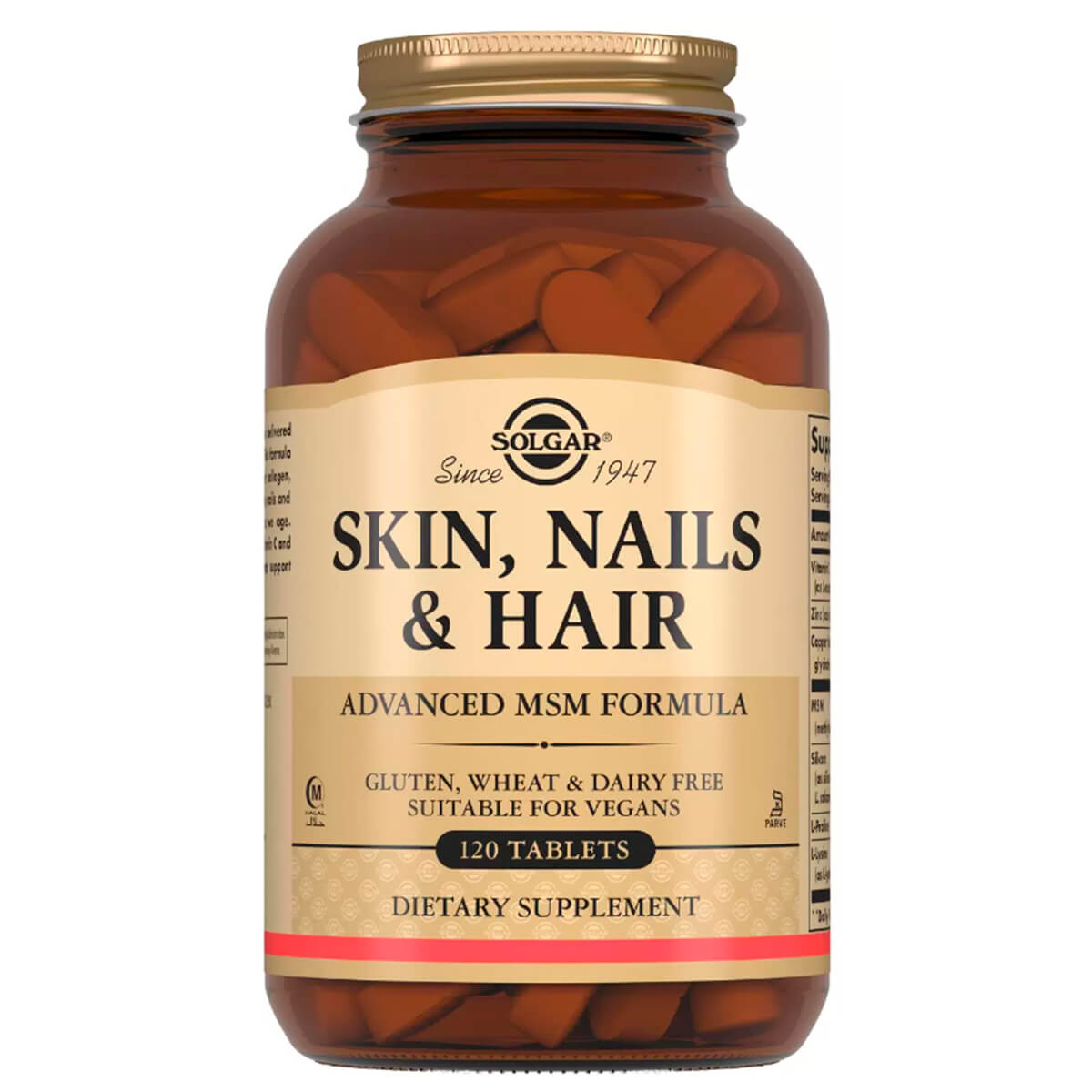 

Кожа, волосы, ногти (Skin, Nails & Hair), 120 таблеток, Solga