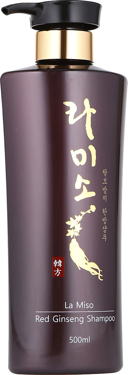 Шампунь с экстрактом красного женьшеня 500 мл, LA MISO