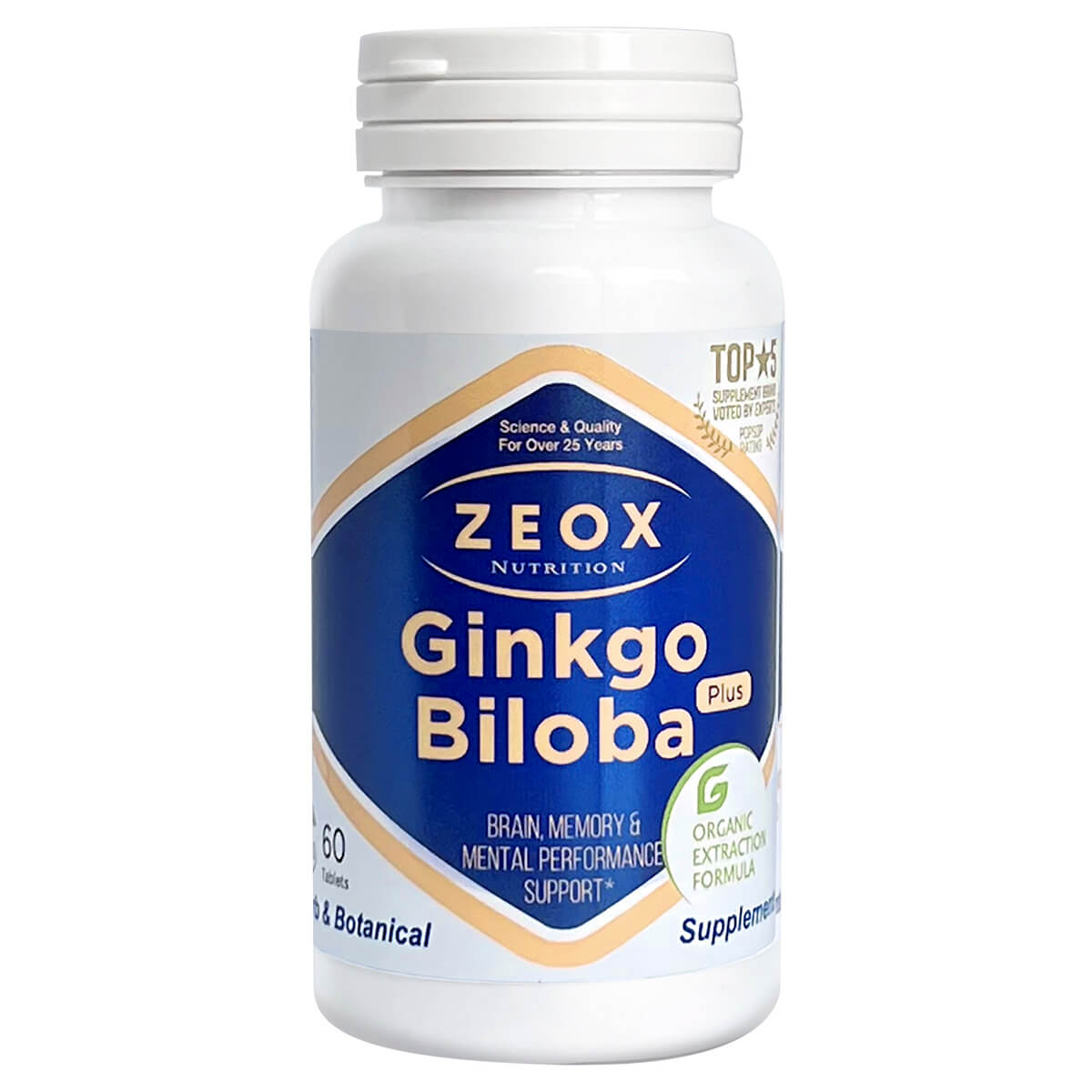 Гинкго Билоба Плас (Gingo Biloba Plus), таблетки, 60 шт, Zeox Nutrition
