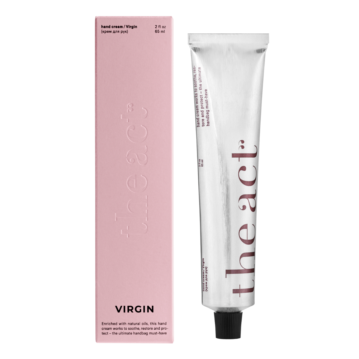 

Крем для рук ламеллярный увлажняющий Virgin, 65 мл, The Act