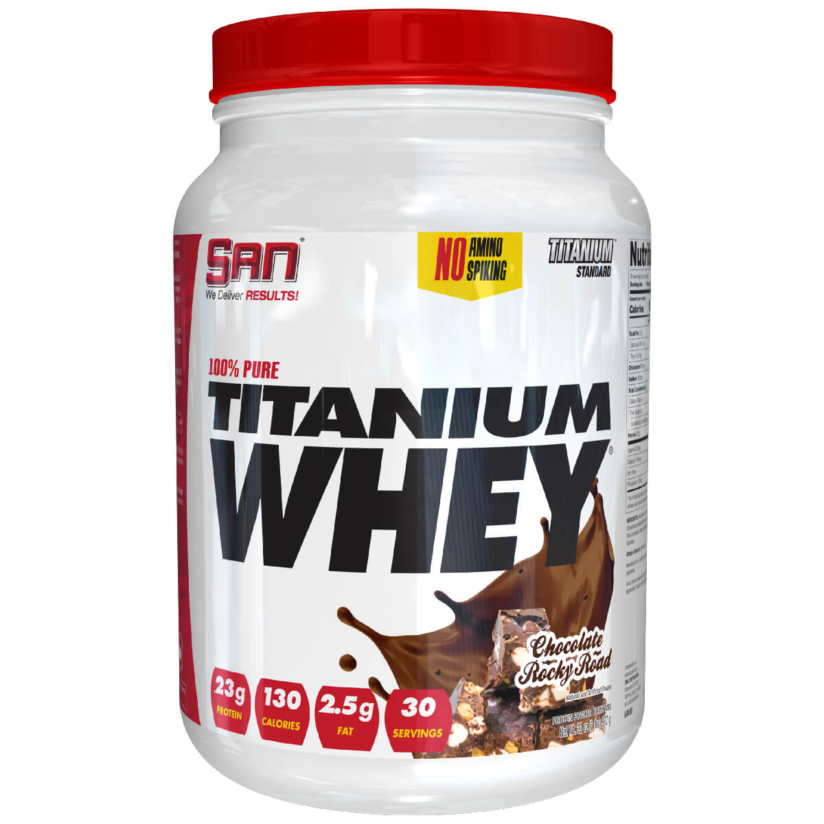 

Сывороточный протеин 100% Pure Titanium Whey, шоколадная крошка, 908г, SAN