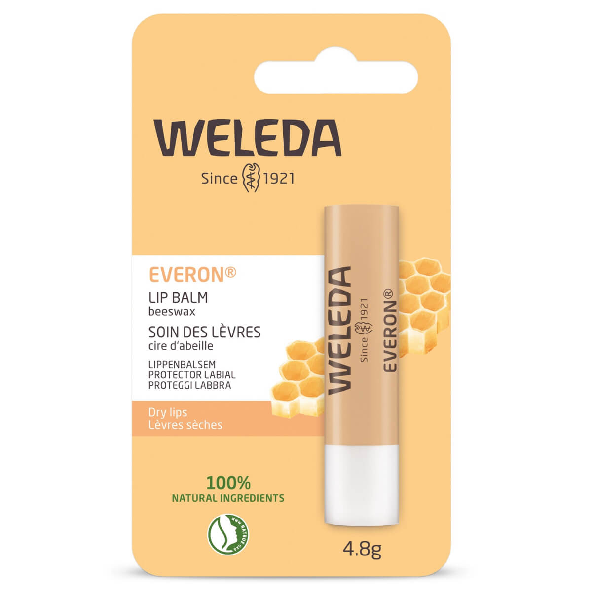 

Бальзам для губ Everon, 4,8 г, WELEDA