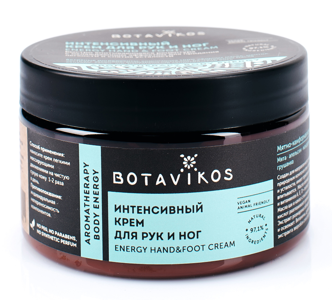 

Интенсивный крем для рук и ног Aromatherapy Energy, 250 мл, BOTAVIKOS