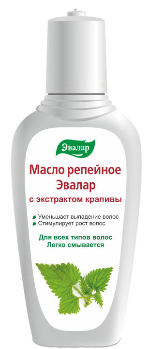 

Масло репейное с крапивой, 100 мл, Эвалар