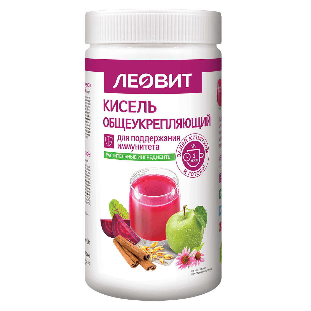 

Кисель Общеукрепляющий, 400 г, ЛЕОВИТ