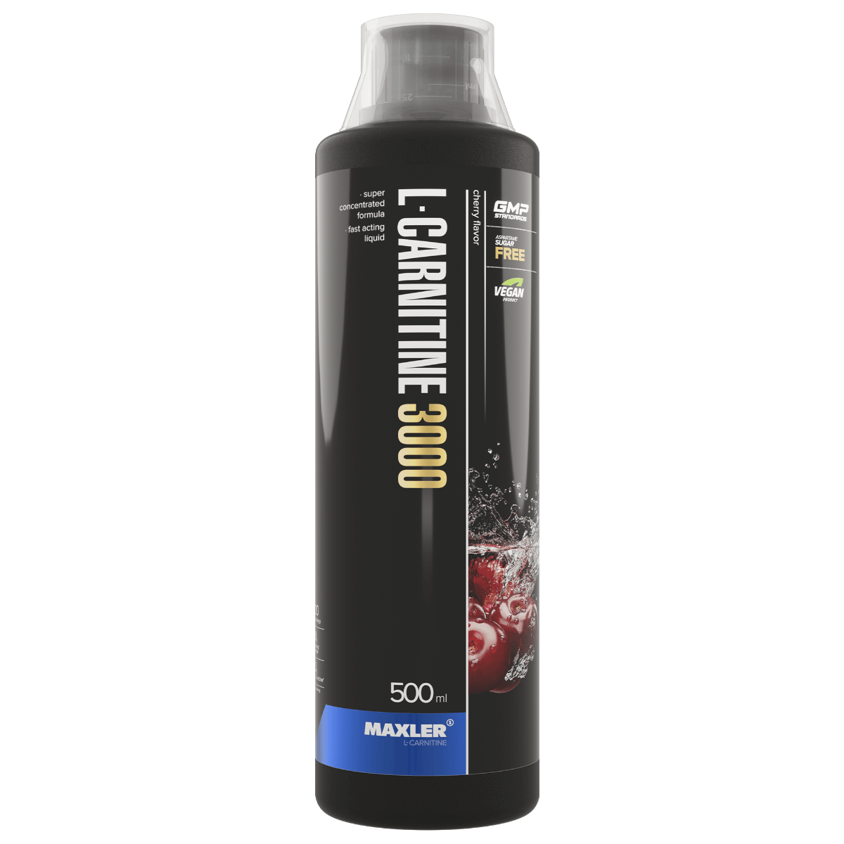 

L-карнитин L-Carnitine 3000, вкус Вишня, 500 мл, MAXLER