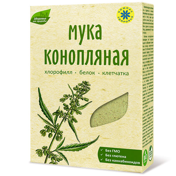 

Мука конопляная, 200 гр, Компас Здоровья