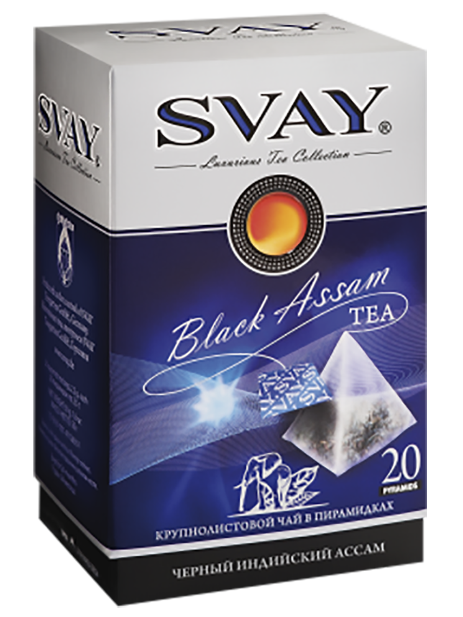 

Чай Black Assam, 20*2,5 г, Svay