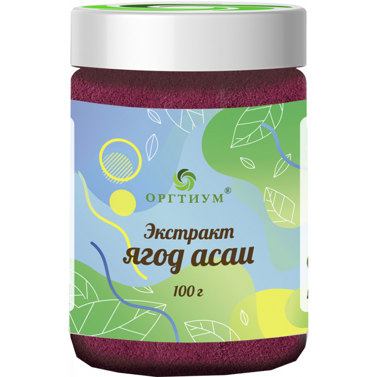 

Экстракт ягод асаи БИО, 100 г, Оргтиум