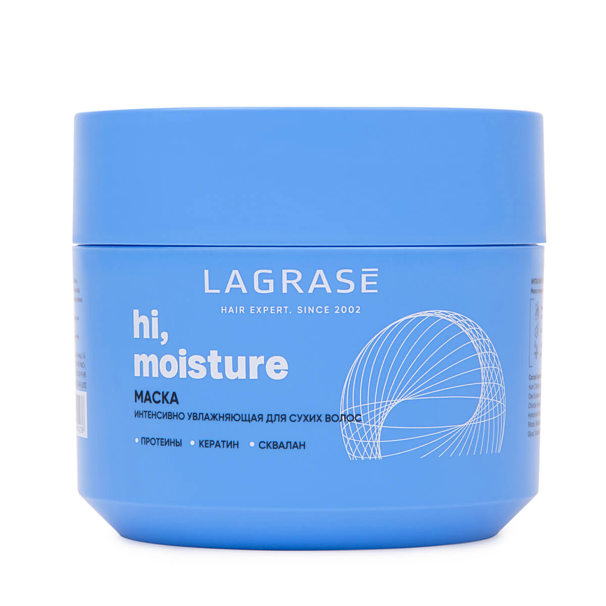 

Маска HI,MOISTURE интенсив увлажняющий для сухих волос, 300 мл, LA GRASE