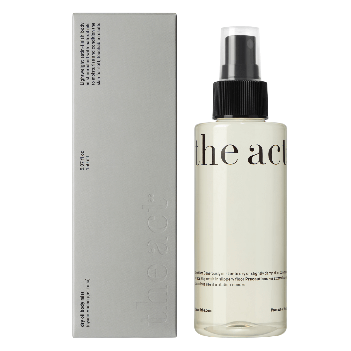 

Сухое масло-мист для тела, 150 мл, The Act