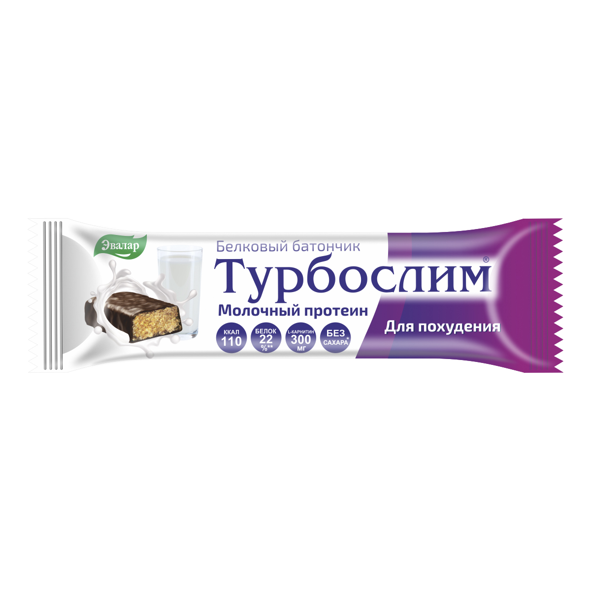 Турбослим белковый батончик, 50 гр, Эвалар