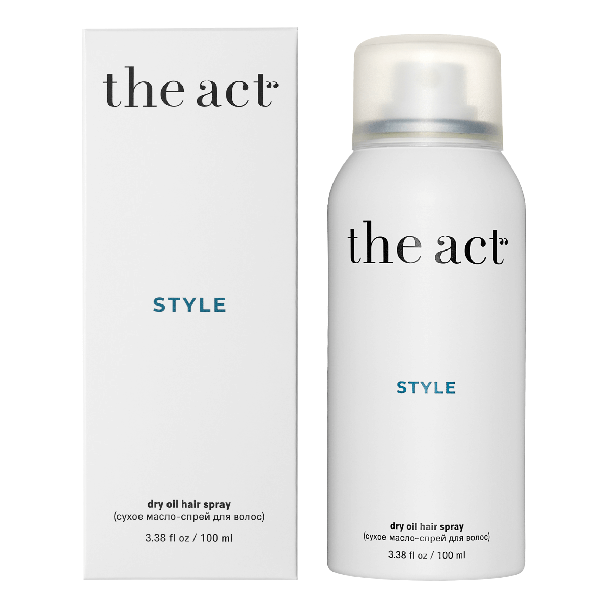 

Сухое масло-спрей для волос dry oil hair spray, 100 мл, The Act